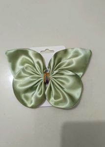 Elegant Satin Bow Hair Clip