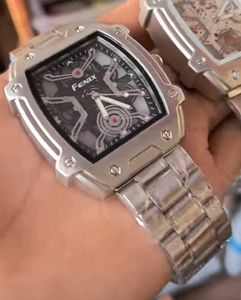 Fenix Premium Skeleton Dial Metal Watch