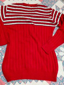 Pinterest Red Knit sweater ❤️