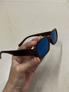 Retro Blue Lens Sunglasses