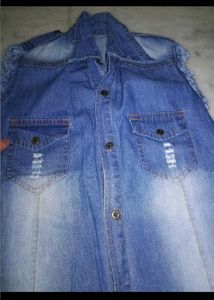 Stylish Denim Tunic Top🥰