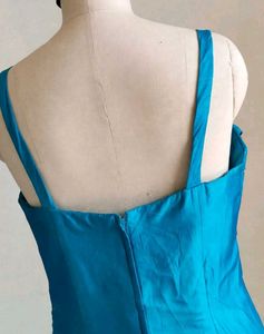 Elegant Teal Maxi Dress