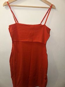 Forever 21 Vibrant Orange Mini Dress