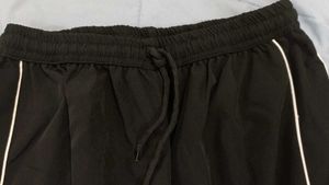 Stylish Black Wide Leg track pants