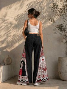 Bohemian Wide Leg Jeans