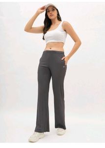charcoal flared/wide leg pants ☆