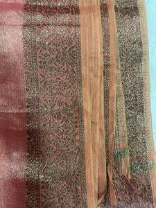 Beautiful Rusty Red Saree with blause
