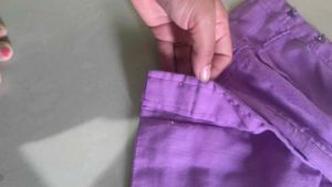 Vibrant Purple Ethnic Blouse with Decorative Sleev