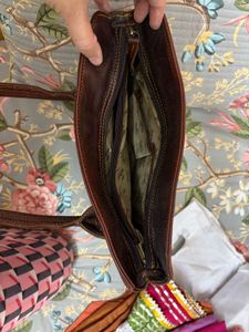 Image Chic Vintage Leather Tote Bag