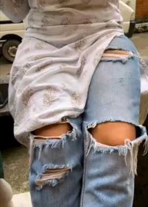 Ripped Denim Jeans
