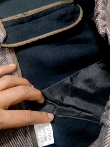 Classic warm Herringbone Pattern Pants