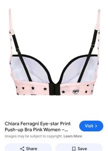 Chiara Ferragni Eye-star Print Push-up Bra