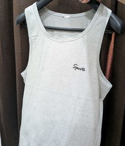 Men's Grey Sports Tank Top