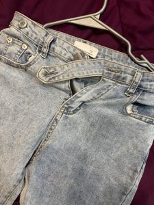 Blue Denim Bootcut Jeans