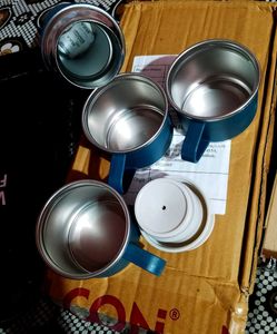 Vacuum Flask Set with 2 Cups (RH)