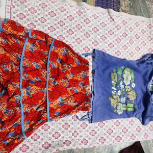 Girls Top And Skirt