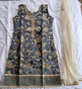 Hand Embroidery Kurti With DUPATTA