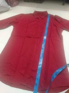 Classic Red Button-Down Shirt