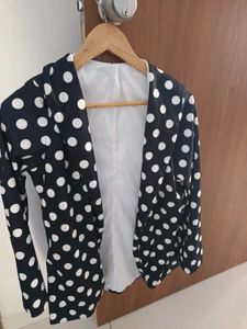 Polka Dot Blazer