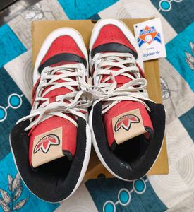 Adidas Rivalry Sneakers - Black, Red & White