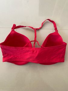 Vibrant Red Racerback Bra