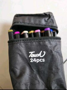 Touch 24pcs Marker Pen Set with Case