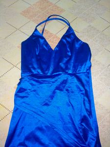 Satin Flared Dress
