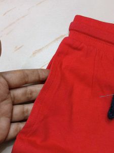 5-6 year Red 'Be Awesome' Kids Shorts