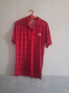 Adidas Red Polo Shirt