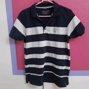 Men's Striped Polo Shirt