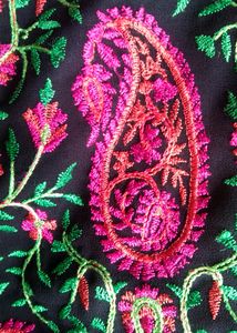 Embroidered Black Kurta