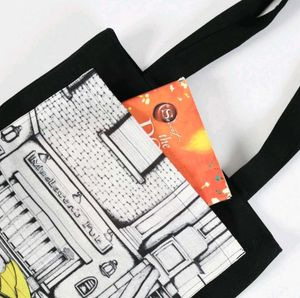 Unique Illustrated Tote Bag