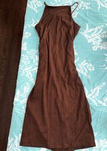H&amp;M Ribbed Knit Bodycon Midi Dress