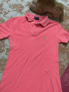 Coral Ralph Lauren Polo Shirt