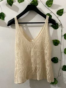 Boho Crochet Knit Tank Top