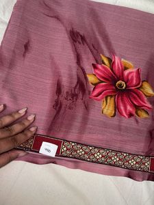 Beautiful Floral Print Saree