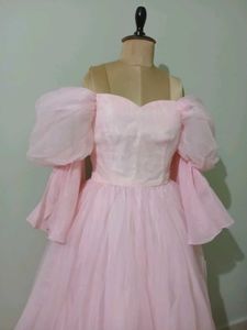 Designer Ball Gowm  Stunning Pink Tulle Gown with