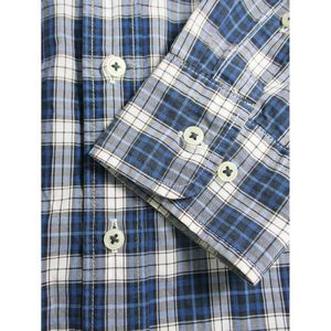 Uniqlo blue flannel shirts
