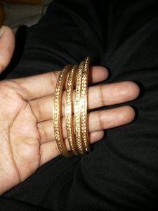 Golden Stone 4 Piece Bangle, Used Twice,