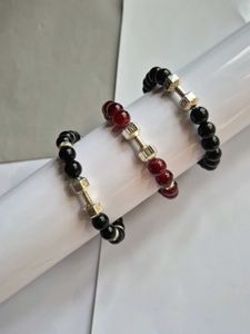 Dumbbell Bracelet Set