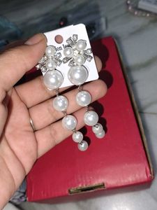 Elegant Faux Pearl Drop Earrings