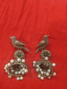 Bird Jhumka Earrings