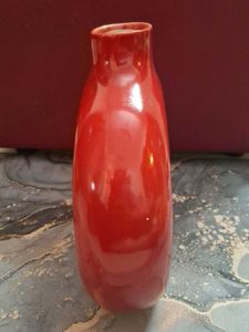 Modern Red Torus Vase