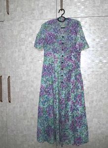 Summer Floral Long length dress