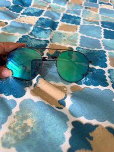 Mirror Lens Round Sunglasses