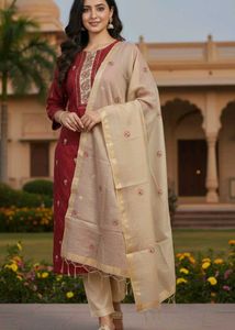 Elegant Unstitched dress material