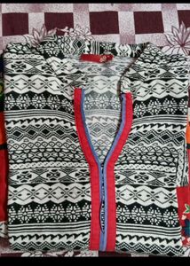 Ladies/Girls Red Warm Kurti