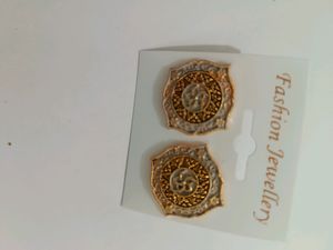Earrings 3 Pair Of Tops Combo