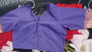 Purple Cotton Blouse