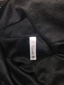 Elegant Black Cowl Neck Top